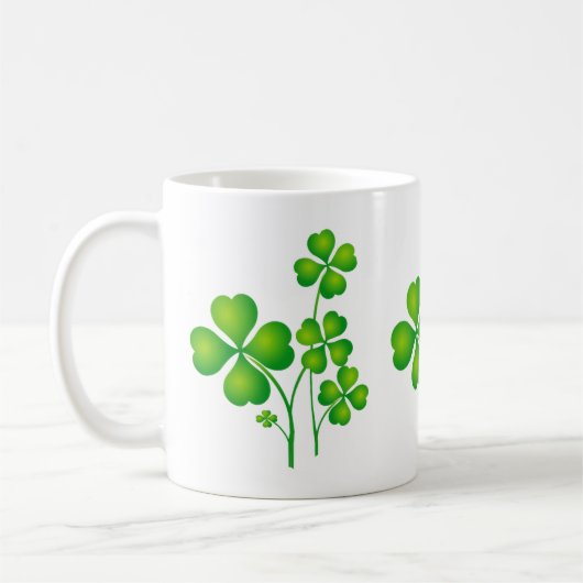 St. Patrick's Day Clover + Ihre Ideen Kaffeetasse (Links)