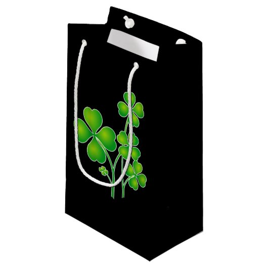 St. Patrick's Day Clover + Ihre Ideen Kleine Geschenktüte (Vorderseite Schrägansicht)