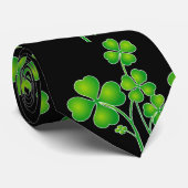 St. Patrick's Day Clover + Ihre Ideen Krawatte (Gerollt)