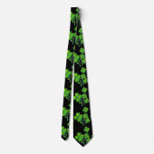 St. Patrick's Day Clover + Ihre Ideen Krawatte (Rückseite)