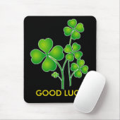 St. Patrick's Day Clover + Ihre Ideen Mousepad (Mit Mouse)