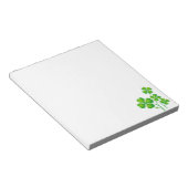 St. Patrick's Day Clover + Ihre Ideen Notizblock (angewinkelt)