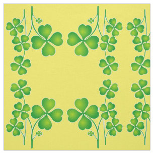 St. Patrick's Day Clover + Ihre Ideen Stoff