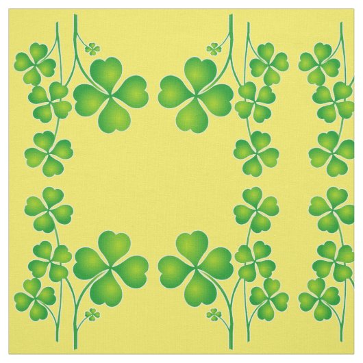 St. Patrick's Day Clover + Ihre Ideen Stoff (Muster)