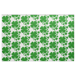 St Patricks Day Clover Kleeblatt Muster Design Stoff