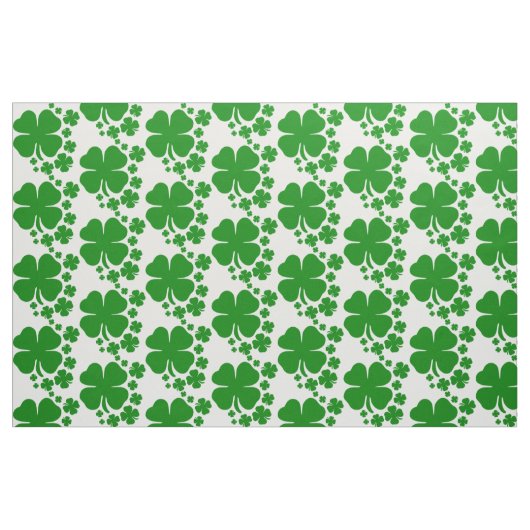 St Patricks Day Clover Kleeblatt Muster Design Stoff (Fat Quarter (45,7 x 55,9 cm))