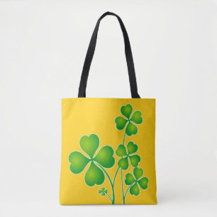 St. Patrick's Day Clover / Kleeblatts + Ihre Ideen Tasche