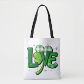 St. Patrick's Day Clover Liebe Charm Tasche (Vorderseite)