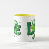 St. Patrick's Day Clover Liebe Charm Tasse (Zentrum)