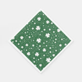 St Patrick's Day Clover Pattern Serviette (Ecke)