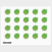St. Patrick's Day Clover Stickers (Blatt)