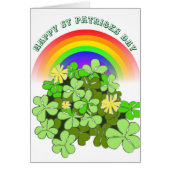 St Patricks Day Clover und Rainbow (Vorne)