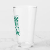 St Patrick's Day Clovers and Quote Glas (Links)