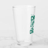 St Patrick's Day Clovers and Quote Glas (Rechts)
