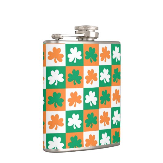 St. Patrick's Day Clovers Flachmann (Rechts)