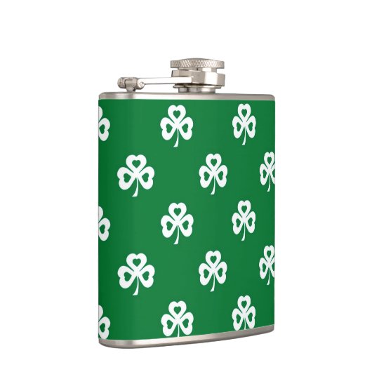 St. Patrick's Day Clovers Flachmann (Rechts)