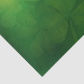 St. Patrick's Day - Clovers/Kleeblatts Seidenpapier (Ausschnitt)