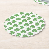 St. Patrick's Day Clovers Paper-Untersetzer Untersetzer (angewinkelt)