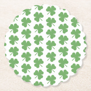 St. Patrick's Day Clovers Paper-Untersetzer Untersetzer