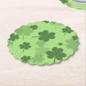 St. Patrick's Day Clovers Paper-Untersetzer Untersetzer (angewinkelt)