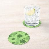 St. Patrick's Day Clovers Paper-Untersetzer Untersetzer (Vor Ort)