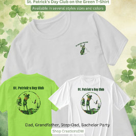 St. Patrick's Day Club am grünen T - Shirt