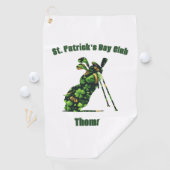 St Patrick's Day Club Personalisiertes Golfhandtuc Golfhandtuch (Insitu)