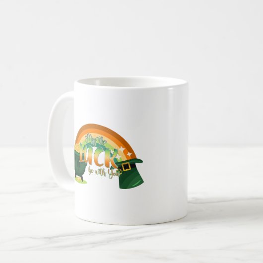 St. Patrick's Day Coffee Tasse (Vorderseite Links)