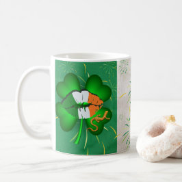 St Patrick's Day Coffee Tasse