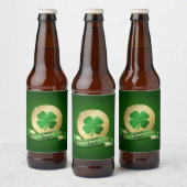 St. Patrick's Day Coin Kleeblatt Bierflaschenetikett (Flaschen)