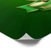 St. Patrick's Day Coin Kleeblatt Poster (Ecke)