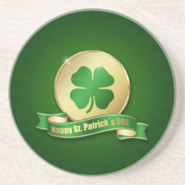 St. Patrick's Day Coin Kleeblatt Untersetzer