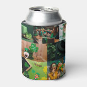 St. Patrick's Day Collage Dosenkühler (Kanne Vorderseite)