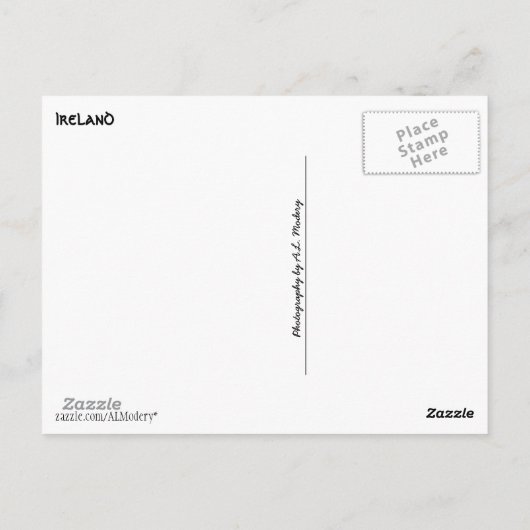 St. Patrick's Day Collage Postkarte (Rückseite)