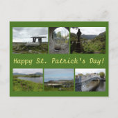St. Patrick's Day Collage Postkarte (Vorderseite)