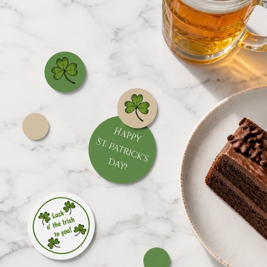 St. Patrick's Day Confetti Konfetti
