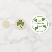 St. Patrick's Day Confetti Konfetti (Rückseiten)