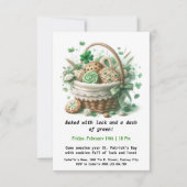 St. Patricks Day Cookies - Sweet Luck & Liebe Einladung (Vorderseite)