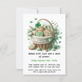 St. Patricks Day Cookies - Sweet Luck & Liebe Einladung