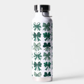 St. Patrick's Day Coquette Bows Kleeblatts Trinkflasche (Links)