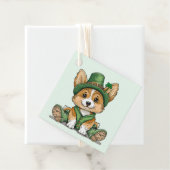 St. Patrick's Day Corgi Dog Geschenkanhänger (Beispiel)
