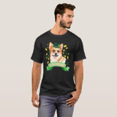 St Patricks Day Corgi T-Shirt (Vorne ganz)
