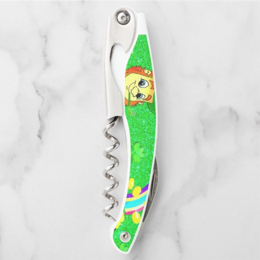 St. Patrick's Day Corkschraube Flasche Opener Kellnermesser (Vorderseite)