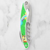 St. Patrick's Day Corkschraube Flasche Opener Kellnermesser (Rückseite)
