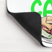 St. Patricks Day Corned Beef Kohl Liebhaber Paddy Mousepad (Ecke)