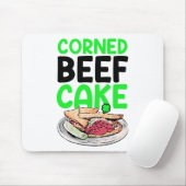 St. Patricks Day Corned Beef Kohl Liebhaber Paddy Mousepad (Mit Mouse)