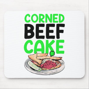 St. Patricks Day Corned Beef Kohl Liebhaber Paddy Mousepad