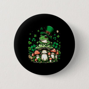 St Patricks Day Cotattcore Frosch Ästhetik unter m Button