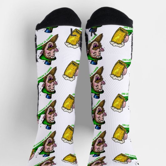 St Patrick's Day Crew Socks Socken (Oben)
