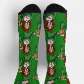 St Patrick's Day Crew Socks Socken (Oben)